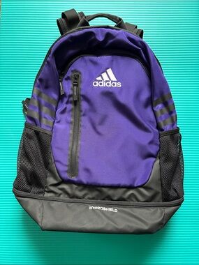 adidas Like NEW! Purple and Black HydroShield unisex Backpack